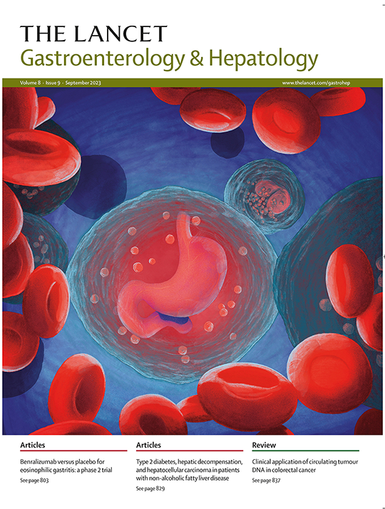 Lancet: Gastroenterology & Hepatology September 2023 journal cover.