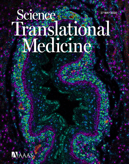 Science Translational Medicine May 2020 journal cover.