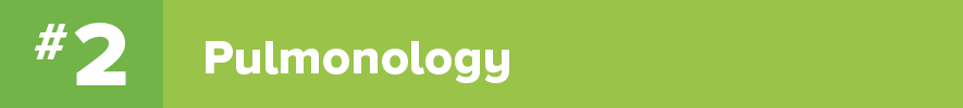 #2 Pulmonology and Lung Surgery U.S. News and World Report ranking.