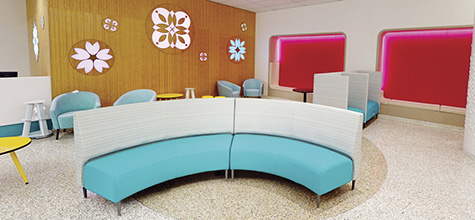 New room from Critical Care building.