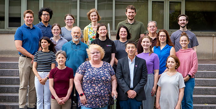 A photo of the Rothenberg lab members.