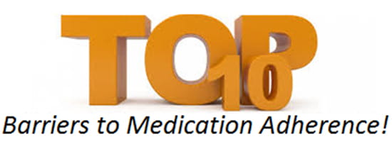 Top 10 Barriers to Medication Adherence.