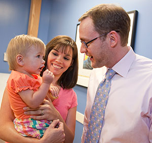 Doctor with patient.
